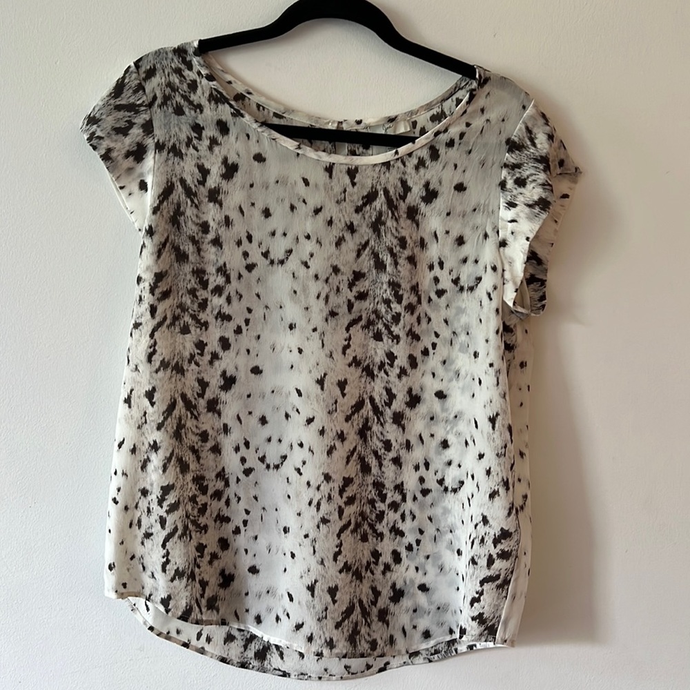 JOIE Silk Rancher Top M